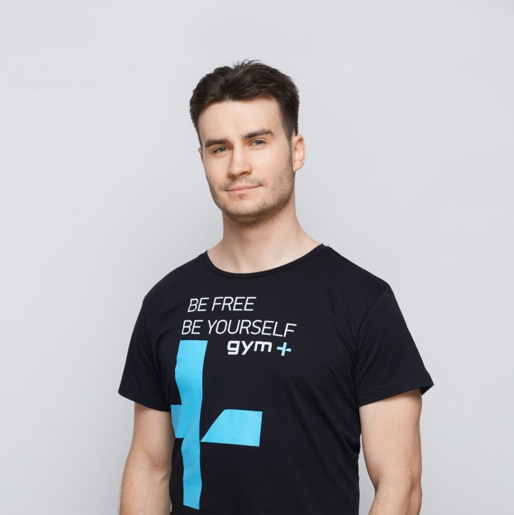 Treneris, kineziterapeutas Gytis Barkus. „GymPlius“ sporto klubo nuotr.