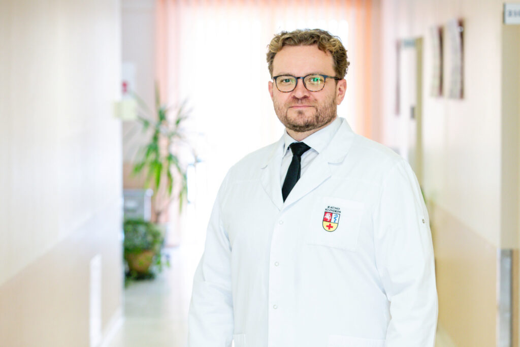 Kauno klinikų Radiologijos klinikos Branduolinės medicinos skyriaus vadovas doc. Donatas Vajauskas / Kauno klinikų nuotr.