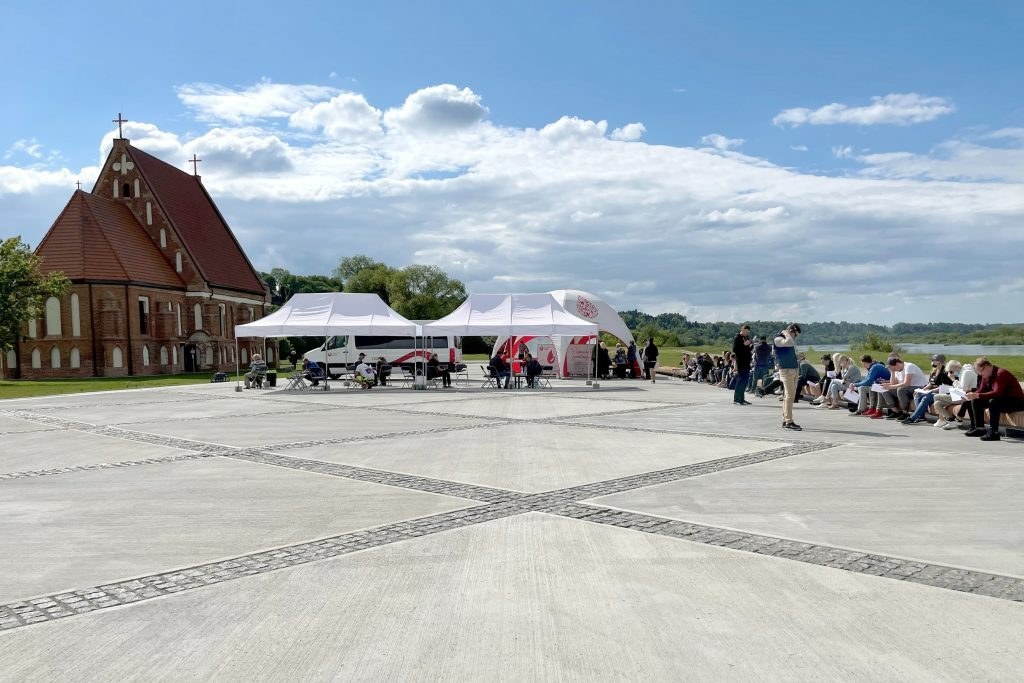 Skiepijimas Zapyškyje Kauno rajone / NKC nuotr.