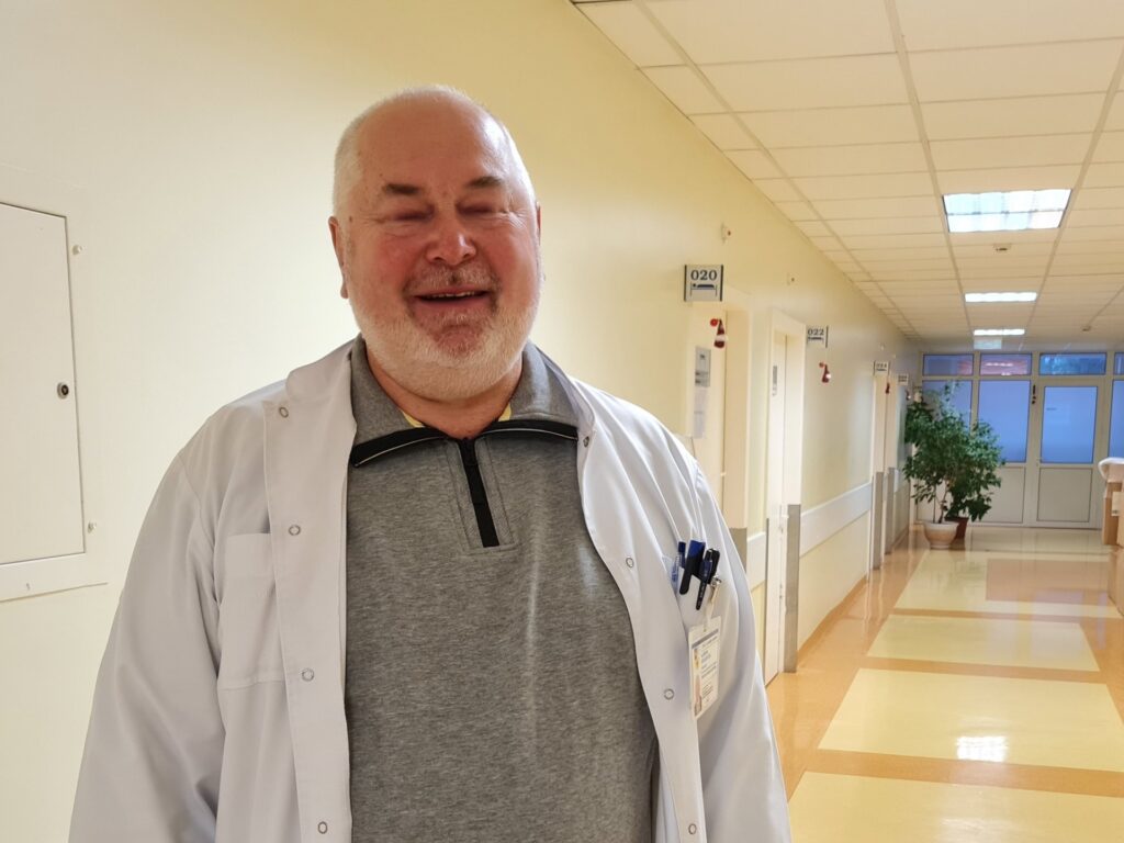 Krūties chirurgijos skyriaus vadovas prof. habil. dr. Algirdas Boguševičius / Juventos Sartatavičienės nuotr.