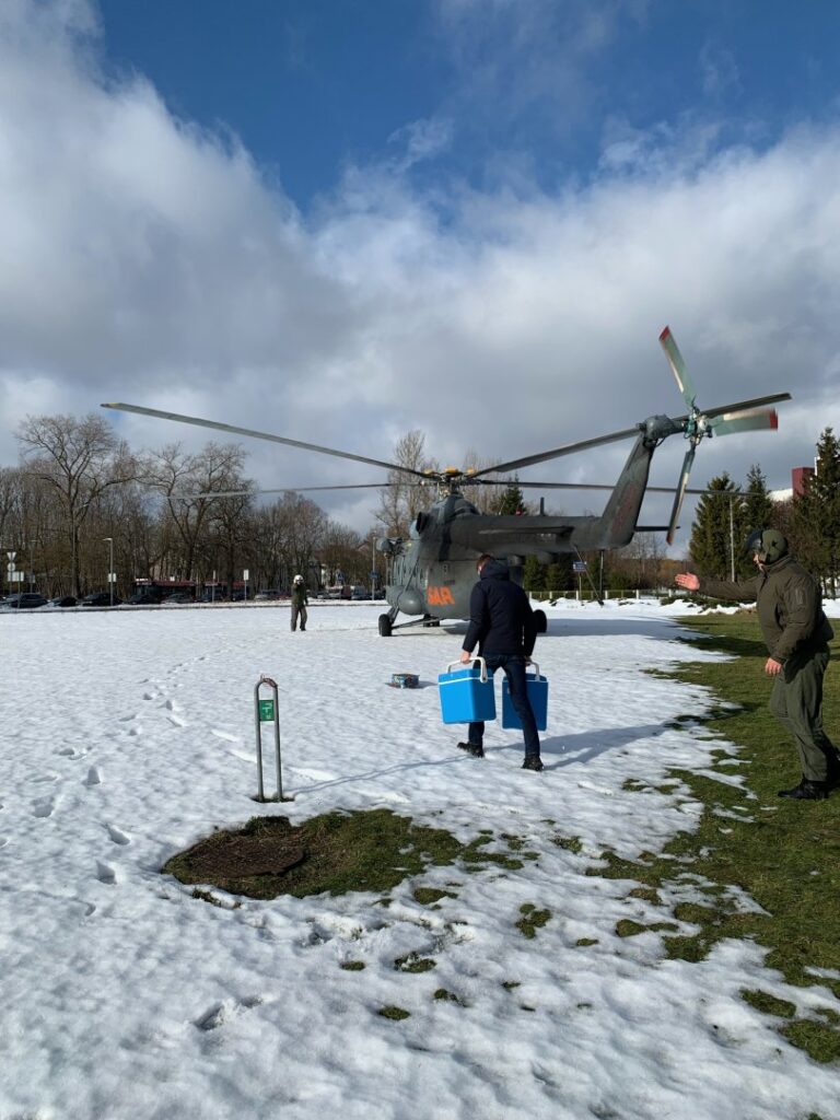 Donorinės kepenys skubiai išgabentos į VUL Santaros klinikas.