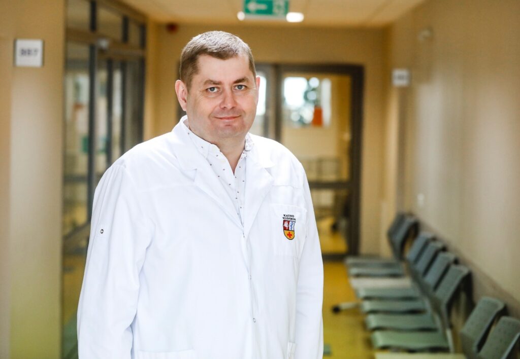 Gydytojas krūtinės chirurgas Vytis Bajoriūnas