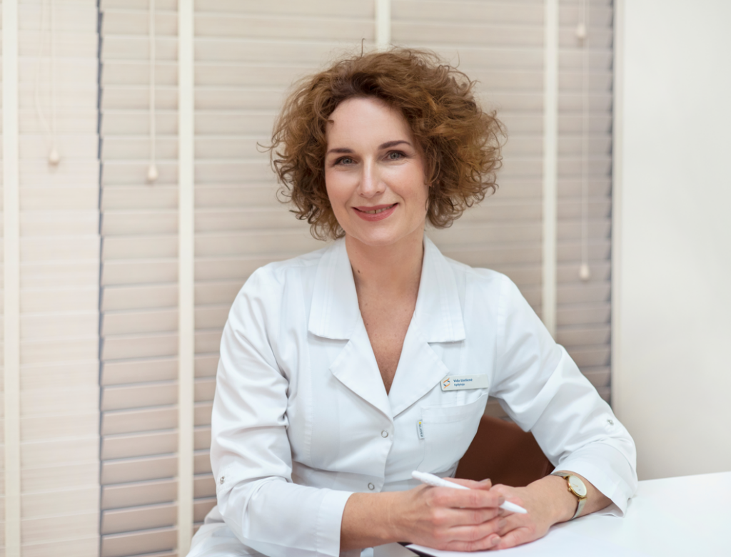 Gydytoja echoskopuotoja Vida Uzelienė.