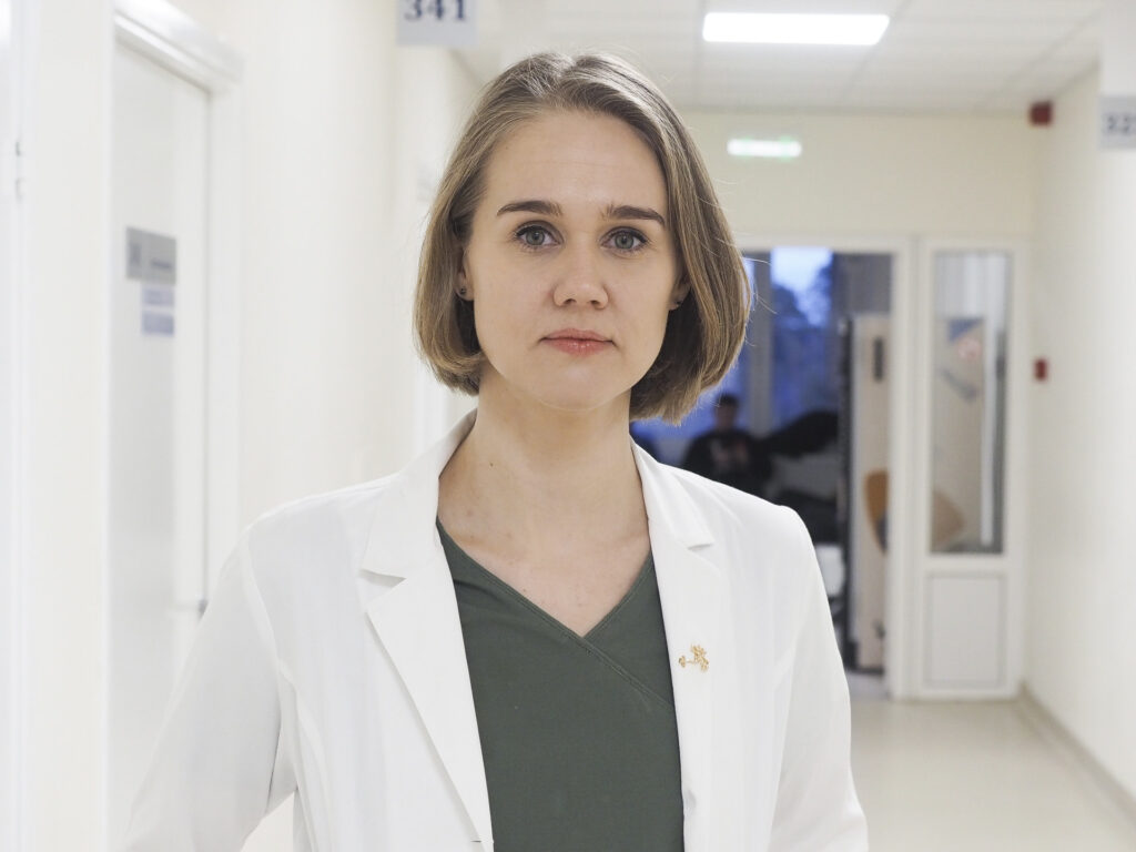 NVI Galvos-kaklo ir odos navikų chirurgijos skyriaus gydytoja žandikaulių chirurgė Otilija Kutanovaitė