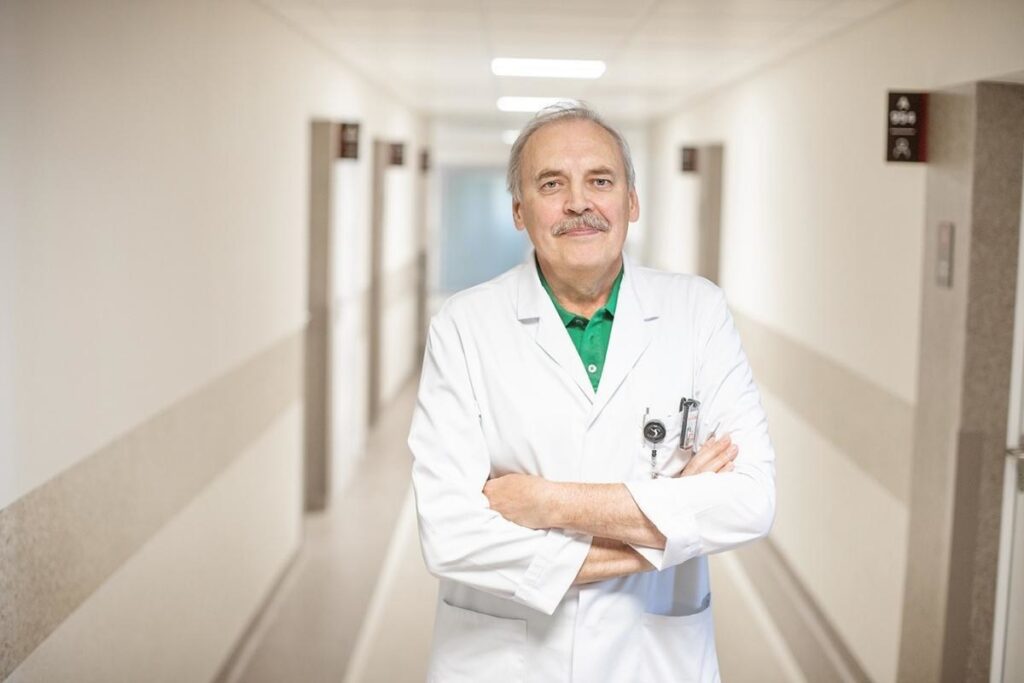Gydytojas neurochirurgas Vladas Kieda / RVUL nuotr.