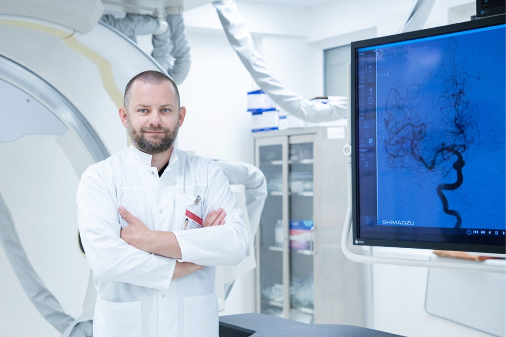 Intervencinės radiologijos gydytojas Andrejus Afanasjevas / RVUL nuotr.