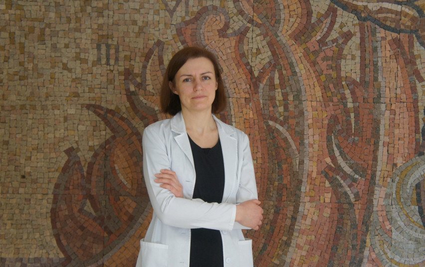 Gydytoja anesteziologė-reanimatologė Gabrielė Slunksnienė.