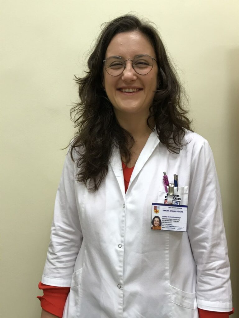 Gydytoja klinikinė farmakologė Simona Stankevičiūtė. Asmeninio archyvo nuotr.