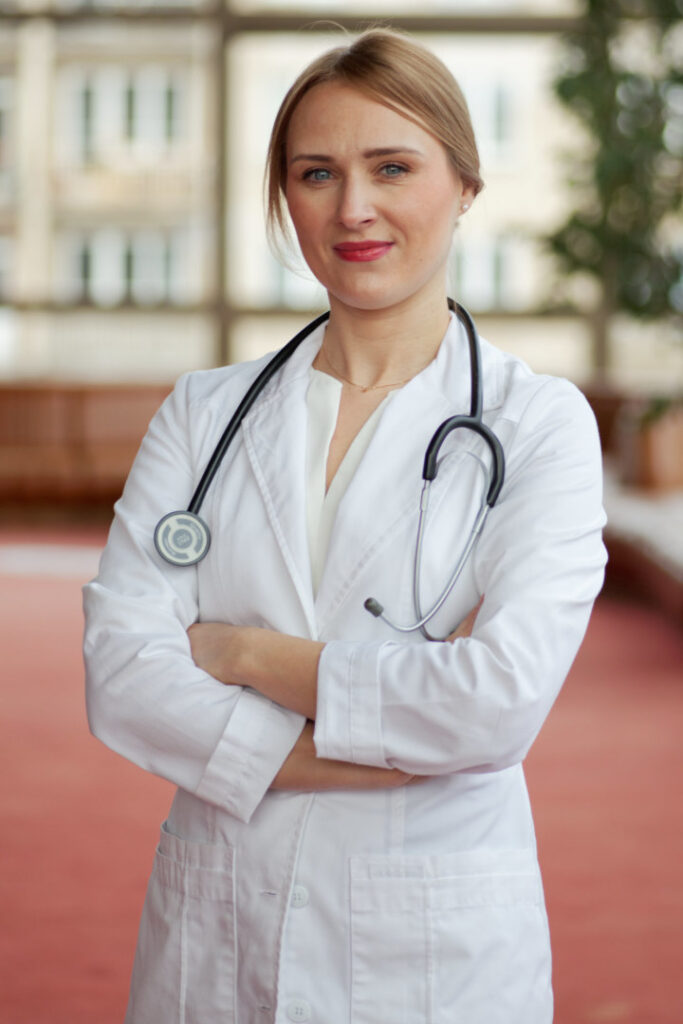 Gydytoja otorinolaringologė Austėja Pečeliūnienė.