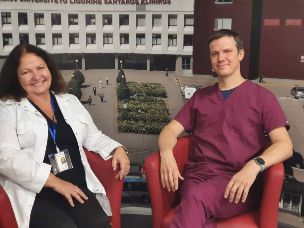 Gydytojai radiologai prof. Nomeda Valevičienė ir dr. Darius Palionis