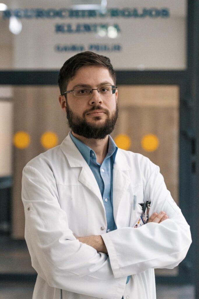 Gydytojas neurochirurgas Šarūnas Tamašauskas / Kauno klinikų nuotr. 