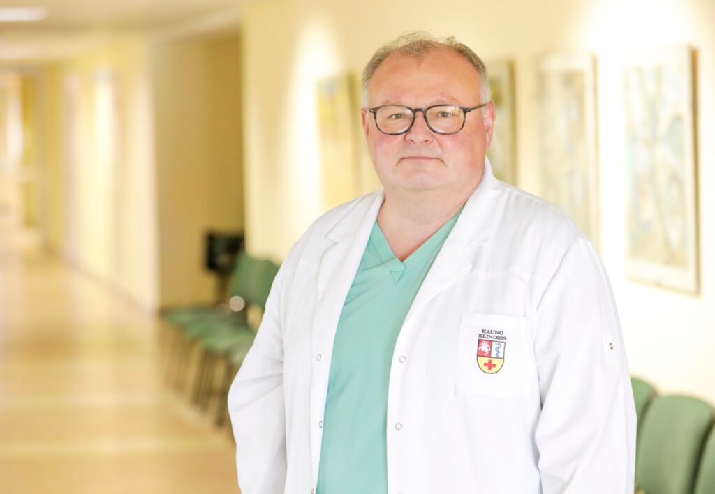 Intervencinės kardiologijos skyriaus vadovas prof. Ramūnas Unikas / Kauno klinikų nuotr. 