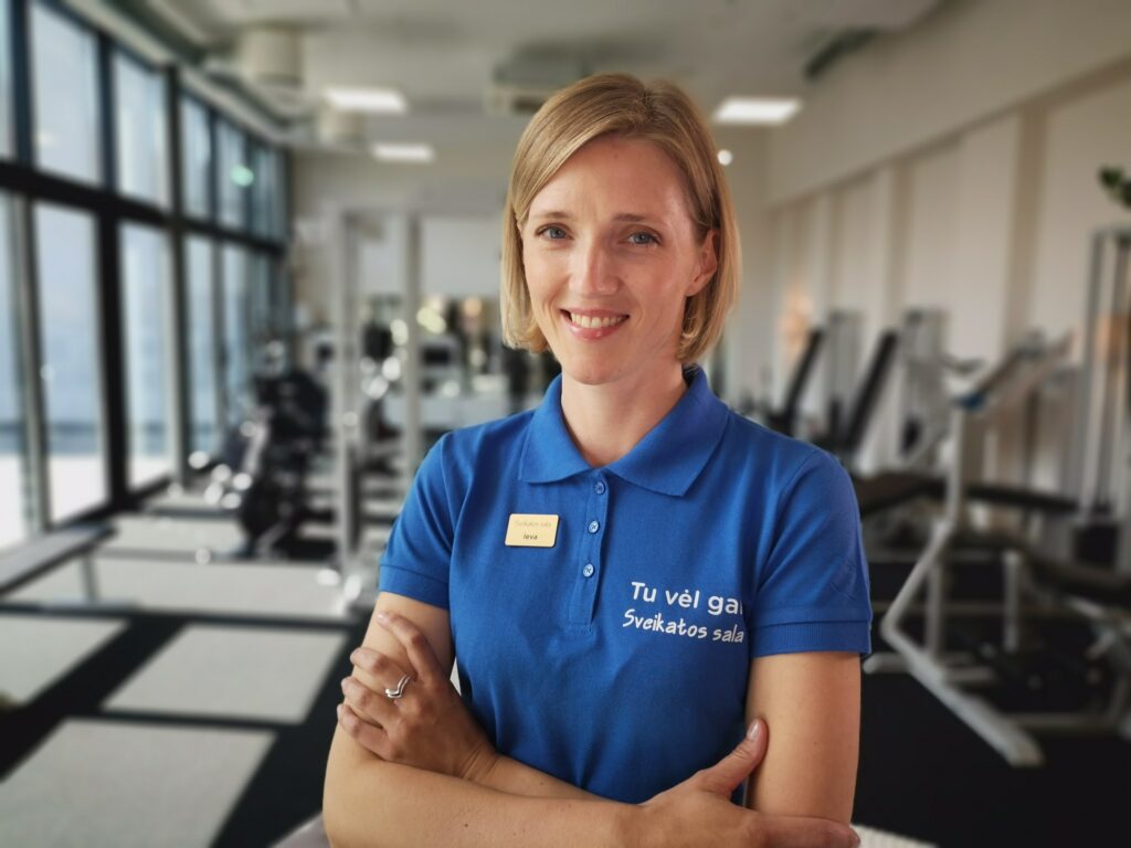 Kineziterapeutė Ieva Adomėnienė.