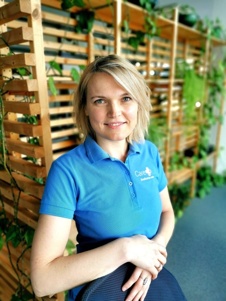 Kineziterapeutė Živilė Arštikienė.