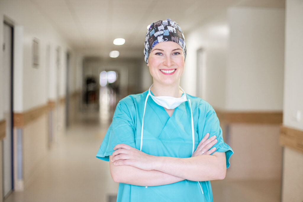 Kraujagyslių chirurgė Urtė Builytė / RVUL nuotr.