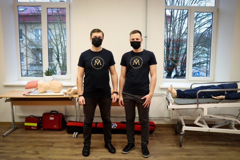 Karolis Klimavičius ir Tautvydas Bielevičius / Karaliaus Mindaugo profesinio mokymo centro nuotr.