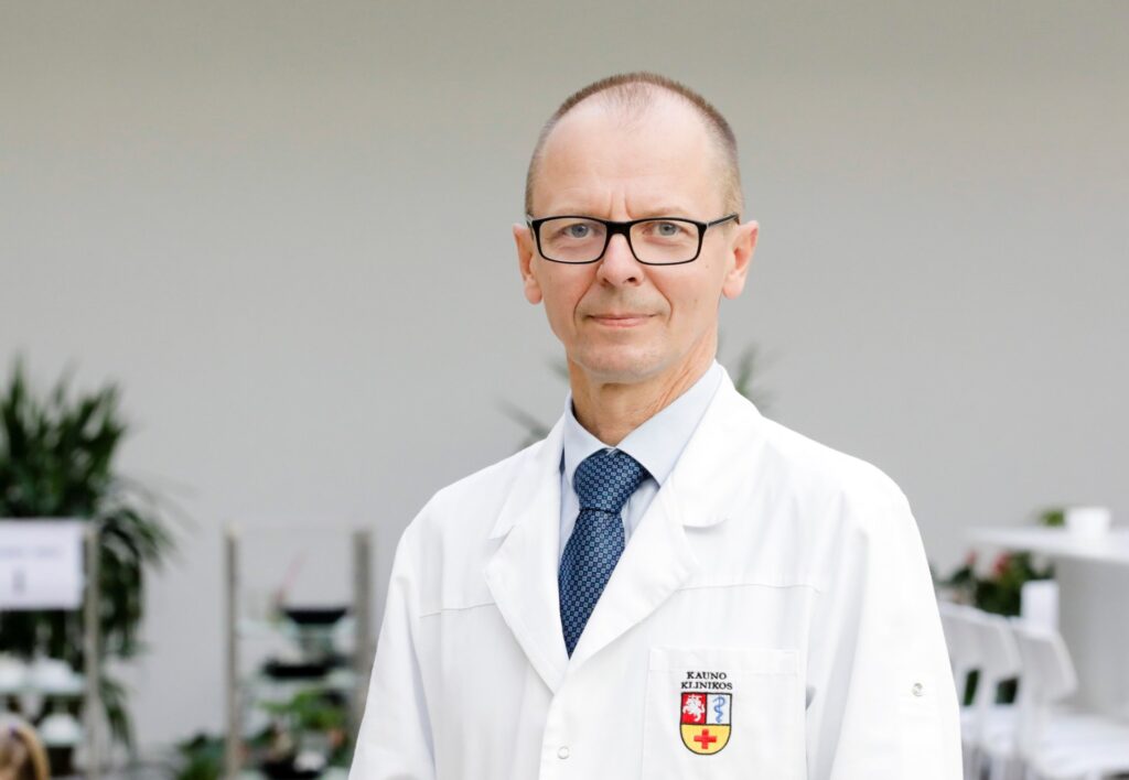 Pulmonologijos klinikos vadovas prof. Skaidrius Miliauskas / Kauno klinikų nuotr. 