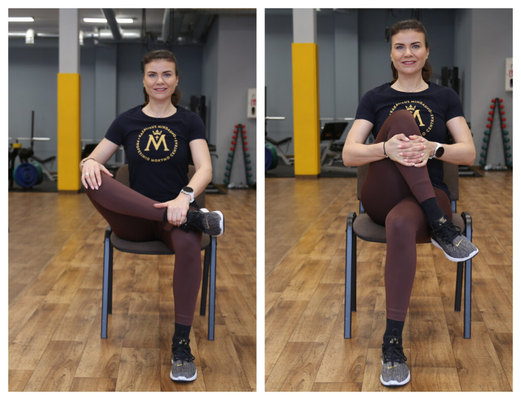 Sėdmenų ir kojų tempimas