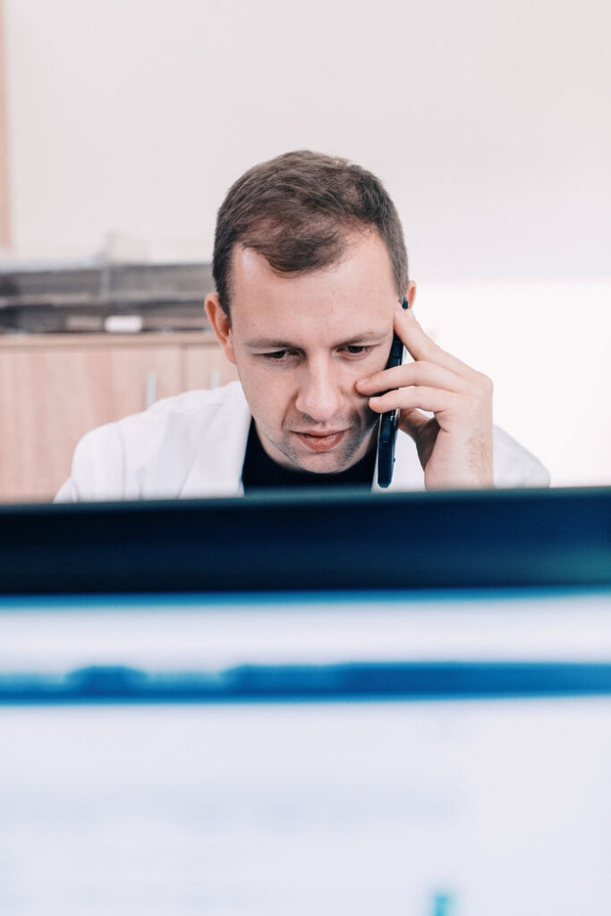 Transplantacijų koordinatorius Andrėjus Bura  / Mariaus Žičiaus/Žmonės.lt nuotr. 