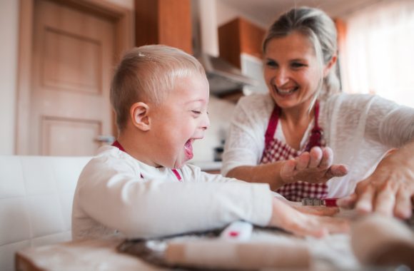 Vaikas, turintis Dauno sindromą