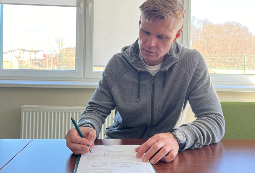 Lietuvos futbolo legenda, Nacionalinės rinktinės vyriausias treneris Edgaras Jankauskas