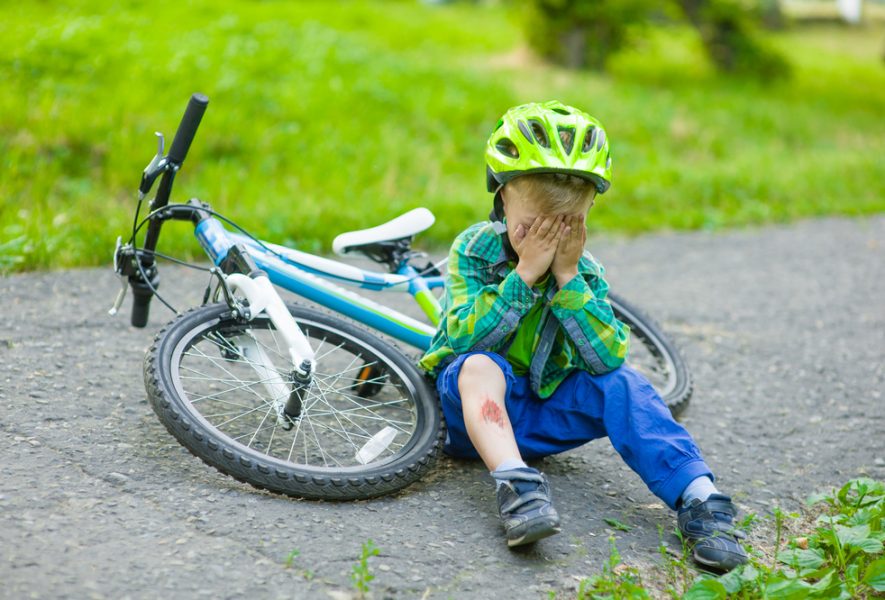 Vaikų traumos pavasarį