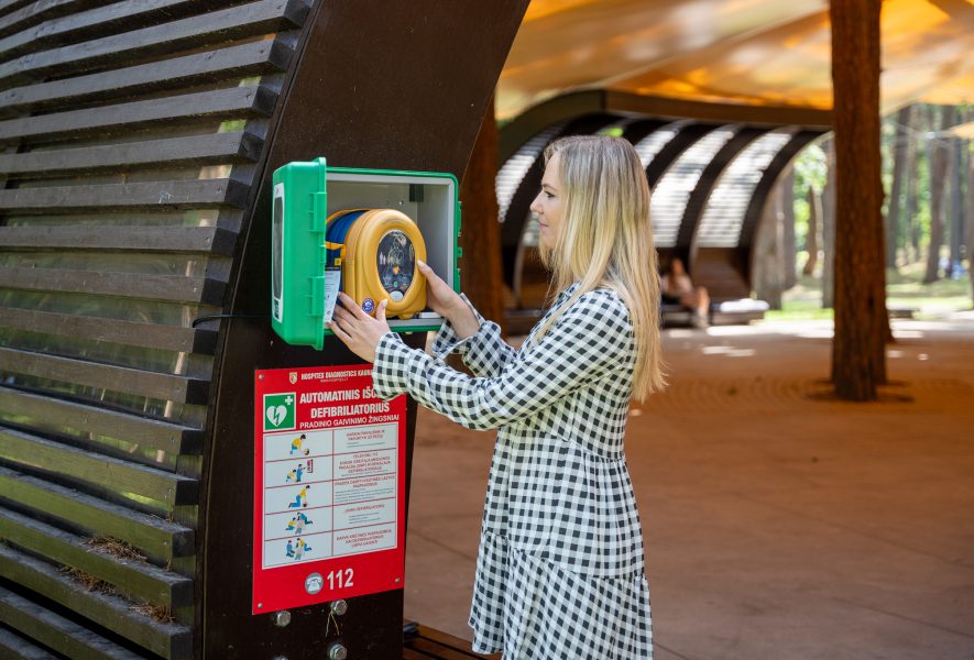 Defibriliatorius Druskininkuose